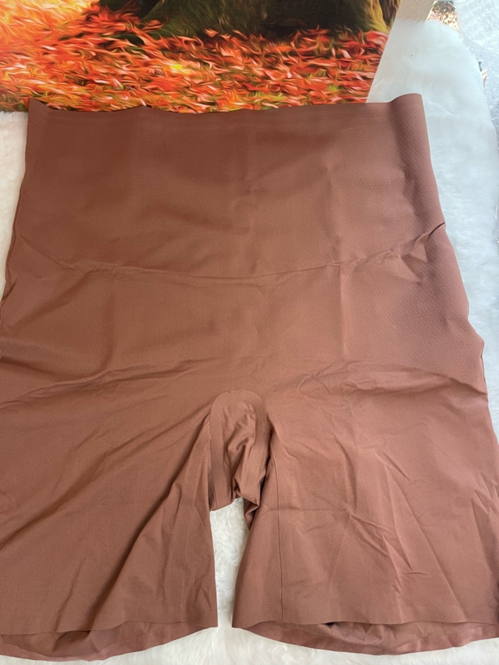 knix Seamless Shaping Shorts in Mauve Brown